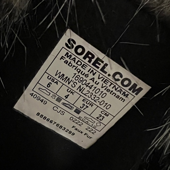 Sorel Women's Waterproof Tofino Il Boots Womens 6 Black Stone - Picture 6 of 10